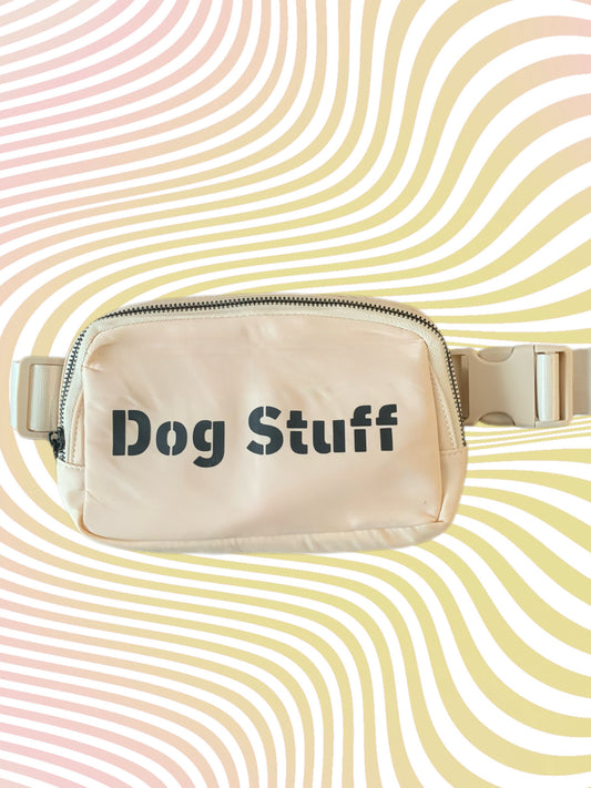 Fanny pack “dog stuff” walking, training, crossover bag
